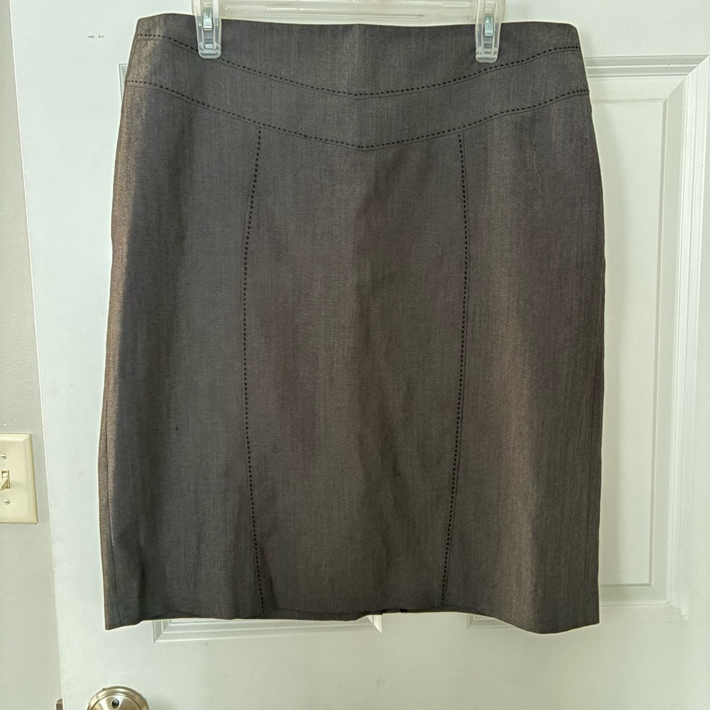 Sharagano Charcoal Pencil Skirt